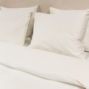 Dream Sheets™ Kussensloop - 400TC Egyptisch Katoen Satijn - Soft White